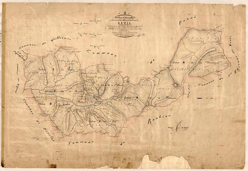 Carte Cadastre Napoleon