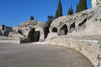Amphithéâtre de Cemenelum - Agrandir l'image 4 sur 6, fenêtre modale