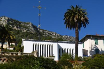 Vue extérieure de la chapelle du Rosaire de Vence - Agrandir l'image 4 sur 5, fenêtre modale