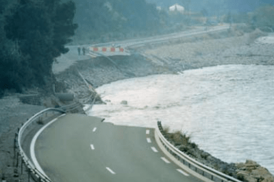 La crue du Var, 1994 - Agrandir l'image 3 sur 5, fenêtre modale