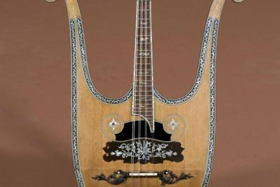 Mandoline-Lyre de A. Guidobaldi (Nice, c.1900) – Legs Gautier - Agrandir l'image 4 sur 6, fenêtre modale