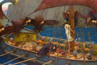 Ulysse et les sirènes, John William Waterhouse, 1891. - Agrandir l'image 3 sur 6, fenêtre modale