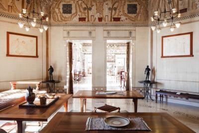 Le Triklinos, villa Kerylos - Agrandir l'image 2 sur 7, fenêtre modale