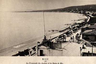La Promenade des Anglais. Cliché anonyme, vers 1880 - Agrandir l'image 5 sur 10, fenêtre modale
