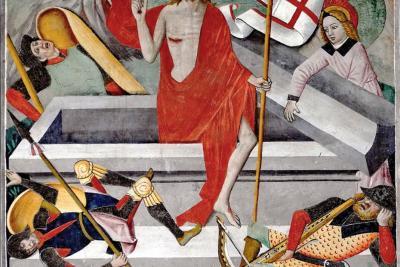 Scène de la résurrection du Christ (détail du cycle de la Passion) - Agrandir l'image 18 sur 19, fenêtre modale