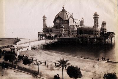 Le palais de la Jetée-Promenade. Cliché Jean Gilletta, janvier 1891 - Agrandir l'image 7 sur 10, fenêtre modale