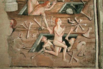 Les morts sortent de leurs tombeaux, détail du Jugement Dernier - Agrandir l'image 19 sur 19, fenêtre modale