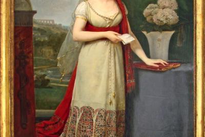 L’Impératrice Joséphine, huile sur toile de Antoine-Jean Gros, 1808 - Agrandir l'image 1 sur 10, fenêtre modale