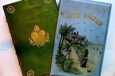 Livre "La Côte d'Azur" de Stephen Liégeard, édition luxe, XIXe siècle - Agrandir l'image 2 sur 5, fenêtre modale