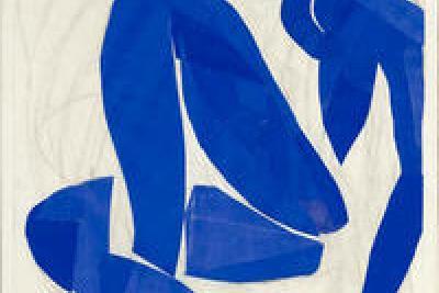 Nu bleu IV, 1952. Gouache découpée d'Henri Matisse, Musée Matisse, Nice - Agrandir l'image 3 sur 3, fenêtre modale