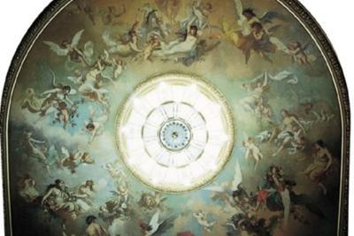 Plafond de l'Opéra de Nice - Agrandir l'image 5 sur 5, fenêtre modale