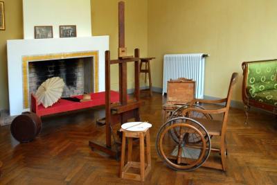 Vue de l’atelier du peintre dans la maison des Collettes - Agrandir l'image 7 sur 8, fenêtre modale