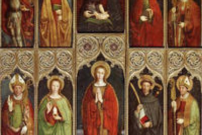 Retable de Sainte-Marguerite, Louis Bréa, vers 1498-1500 - Agrandir l'image 3 sur 3, fenêtre modale