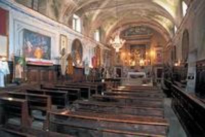 Sospel : Chapelle Sainte-Croix ou des Pénitents blancs - Agrandir l'image 1 sur 4, fenêtre modale