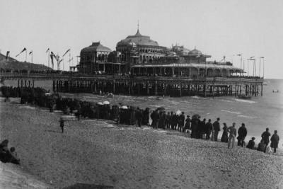 Jean Gilletta, Premier Palais de la Jetée-Promenade, Nice 1883 - Agrandir l'image 1 sur 8, fenêtre modale