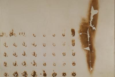 Yves Klein : Peinture de Feu sans titre (F 55), 1961 - Agrandir l'image 4 sur 4, fenêtre modale