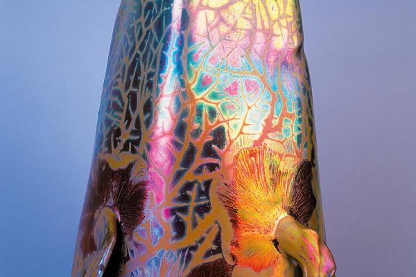 Vase aux champignons, fin du XIXe siècle, Clément Massier
