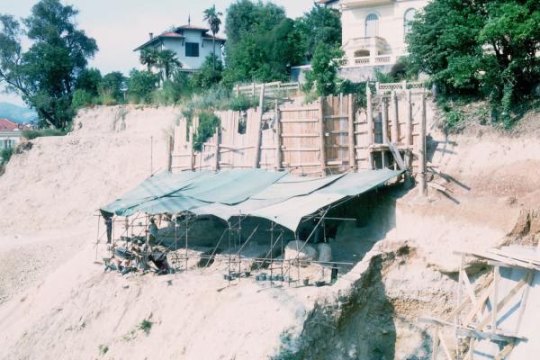 Chantier de fouilles archéologiques