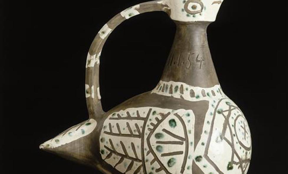 Vase zoomorphe, Pablo Picasso, 1954, musée Magnelli, musée de la Céramique, Vallauris - Agrandir l'image, fenêtre modale