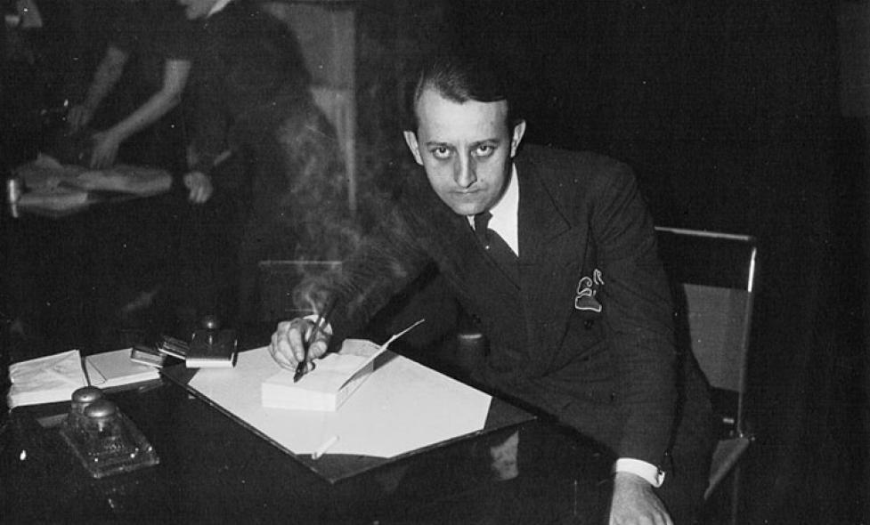 Photographie d’André Malraux, 1933 - Agrandir l'image, fenêtre modale