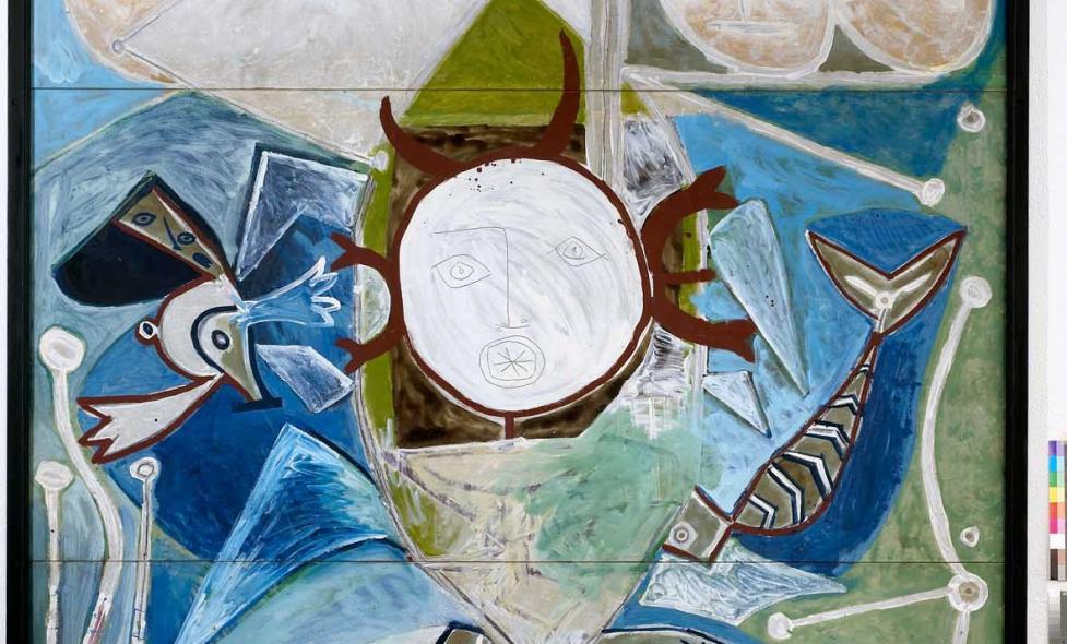 Une oeuvre de Picasso : Ulysse et les sirènes - Agrandir l'image, fenêtre modale